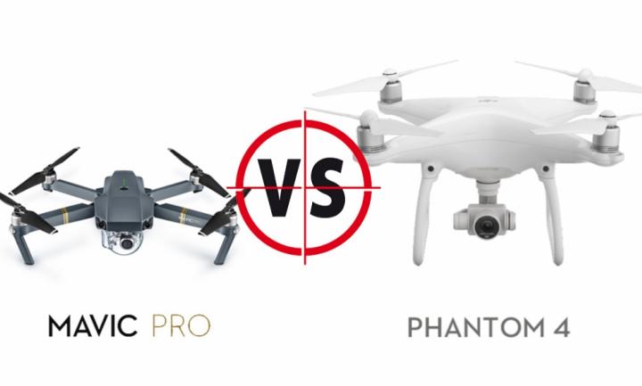 DJI Mavic Pro Vs. DJI Phantom 4 DJI Mavic Pro Vs. DJI Phantom 4