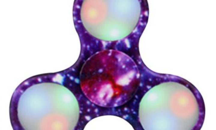 Patterned Fidget Spinner With LED Lights Patterned Fidget Spinner With LED Lights