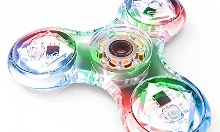 TOYK Fidget Spinner Toy With LED Lights TOYK Fidget Spinner Toy With LED Lights