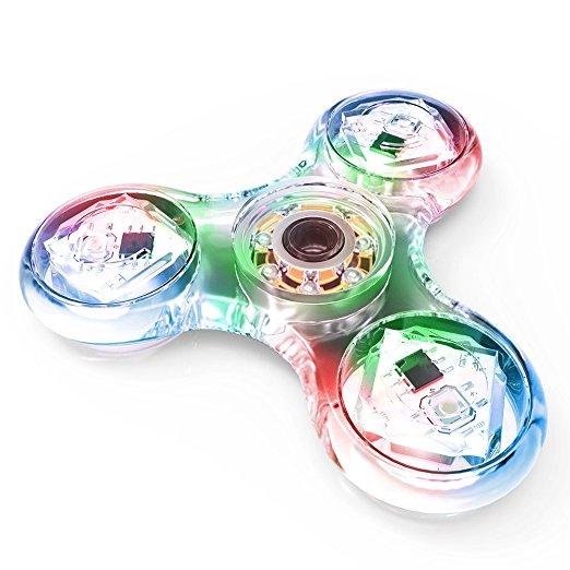 TOYK Fidget Spinner Toy With LED Lights TOYK Fidget Spinner Toy With LED Lights